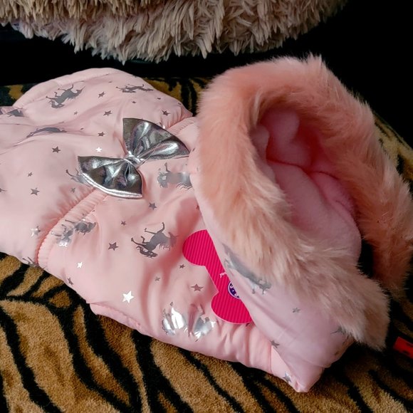 Pet Coat Jacket Hoodie Unicorns Dog or Cat sm med ea. New w/ tag! - Picture 1 of 7